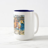 Tasse 2 Couleurs Cavalier arabe (Devant droit)