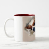 Tasse 2 Couleurs Cavalier King Charles Spaniel (Gauche)
