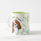 Tasse 2 Couleurs Cavalier King Charles Spaniel (Devant gauche)