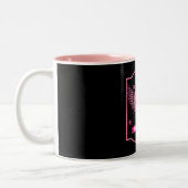 Tasse 2 Couleurs Cavalière de moto maman (Gauche)