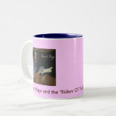 Tasse 2 Couleurs Cavaliers de la sauge pourpre (Devant gauche)