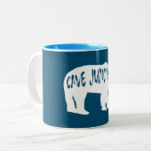 Tasse 2 Couleurs Cave Junction Oregon Bear (Devant gauche)