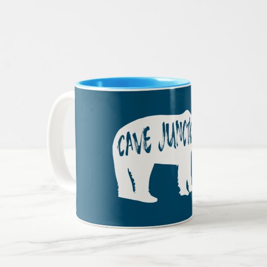 Tasse 2 Couleurs Cave Junction Oregon Bear (Devant gauche)