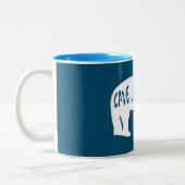 Tasse 2 Couleurs Cave Junction Oregon Bear (Gauche)