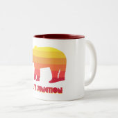 Tasse 2 Couleurs Cave Junction Oregon Rainbow Bear (Devant droit)