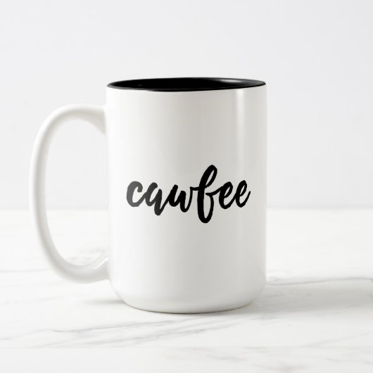 Tasse 2 Couleurs Cawfee (Gauche)