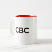 TASSE 2 COULEURS CBC (Devant gauche)