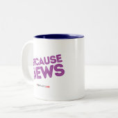 Tasse 2 Couleurs CBC Parce que les nouvelles (Devant gauche)