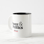 Tasse 2 Couleurs CBC Power & Politics (Devant gauche)