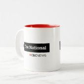 Tasse 2 Couleurs CBC The National (Devant gauche)