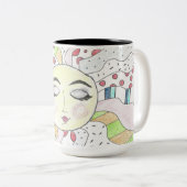 Tasse 2 Couleurs CBS dimanche matin - soleil paisible (Devant droit)