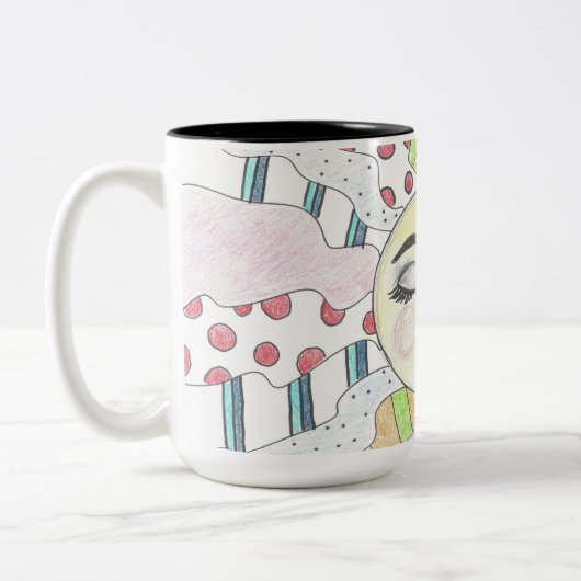 Tasse 2 Couleurs CBS dimanche matin - soleil paisible (Gauche)