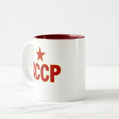 TASSE 2 COULEURS CCCP (Devant gauche)