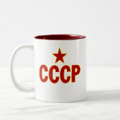 TASSE 2 COULEURS CCCP (Gauche)