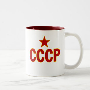 TASSE 2 COULEURS CCCP