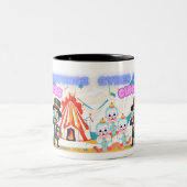 Tasse 2 Couleurs CDC - Cyber Défense Circus ! (Centre)