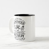 Tasse 2 Couleurs Ce jardinage citation Plantaholic (Devant gauche)