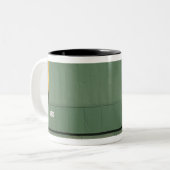 Tasse 2 Couleurs Ce mur est connu en tant que 'monstre vert. (Devant gauche)