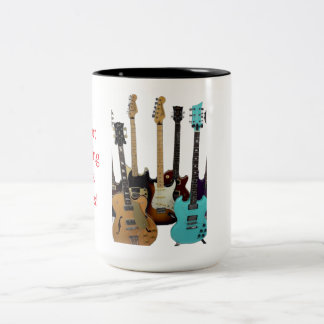 Tasse 2 Couleurs Ce n'est pas de l'accumulation si c'est des guitar