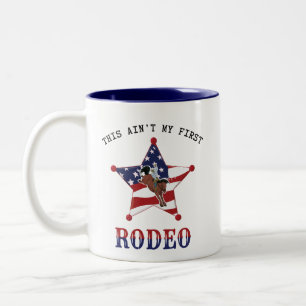 Tasse 2 Couleurs Ce n'est pas mon premier RODEO