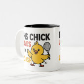 Tasse 2 Couleurs Ce Petit Aime Le Squash (Devant gauche)