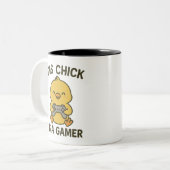 Tasse 2 Couleurs Ce Poussin Est Un Jeu (Devant gauche)