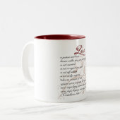 Tasse 2 Couleurs "Ce qui est amour ?" Mug2 (Devant gauche)