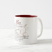 Tasse 2 Couleurs "Ce qui est amour ?" Mug2 (Devant droit)
