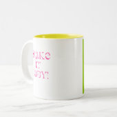 Tasse 2 Couleurs "Ce Qui Se Passe Au Lac Reste Au Lac!" (Devant gauche)