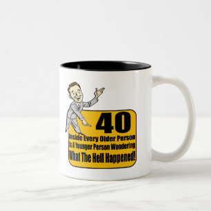 Tasse 2 Couleurs Ce qui s'est produit les quarantième cadeaux