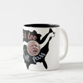 Tasse 2 Couleurs Ceci trop passera (élection 2016) (Devant droit)