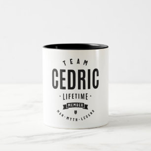 Tasse 2 Couleurs Cedric Lifetime Membre Personnalisé Nom Cedric