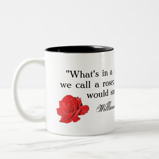 Tasse 2 Couleurs Cela que nous appelons un rose… Shakespeare (Gauche)