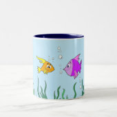 Tasse 2 Couleurs Cela semble de poisson (Centre)