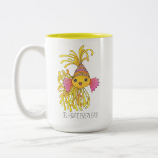 Tasse 2 Couleurs Célébration de la boue de poisson