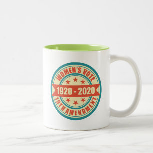 Tasse 2 Couleurs Centennial du droit de vote des femmes