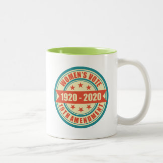 Tasse 2 Couleurs Centennial du droit de vote des femmes