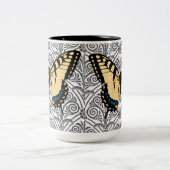 Tasse 2 Couleurs Centre d'attention papillon (Centre)