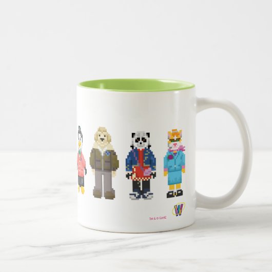 Tasse 2 Couleurs Centres serveurs de pixel de Webkinz (Droit)