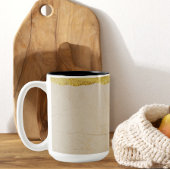 Tasse 2 Couleurs ceramic cup with gold rim