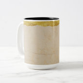 Tasse 2 Couleurs ceramic cup with gold rim (Devant gauche)