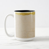 Tasse 2 Couleurs ceramic cup with gold rim (Gauche)