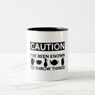 Tasse 2 Couleurs Céramique amusante Potter Potter Potter Fabriqué