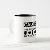 Tasse 2 Couleurs Céramique amusante Potter Potter Potter Fabriqué à (Devant gauche)