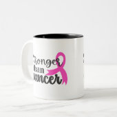 Tasse 2 Couleurs Céramique Café Mug-Breast Cancer (Devant gauche)