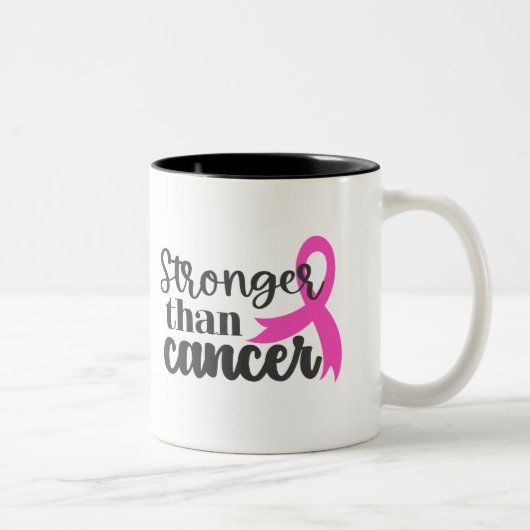 Tasse 2 Couleurs Céramique Café Mug-Breast Cancer (Droit)
