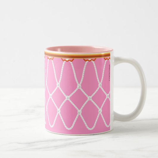 Tasse 2 Couleurs Cercle de basket-ball Net_pink_jumpstart Java (Droit)