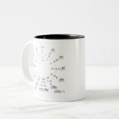 Tasse 2 Couleurs Cercle des cinquante - AJOUTER DU TEXTE pour perso (Devant gauche)