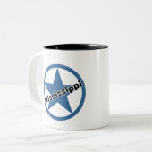 Tasse 2 Couleurs Cercle Mississippi (Devant gauche)