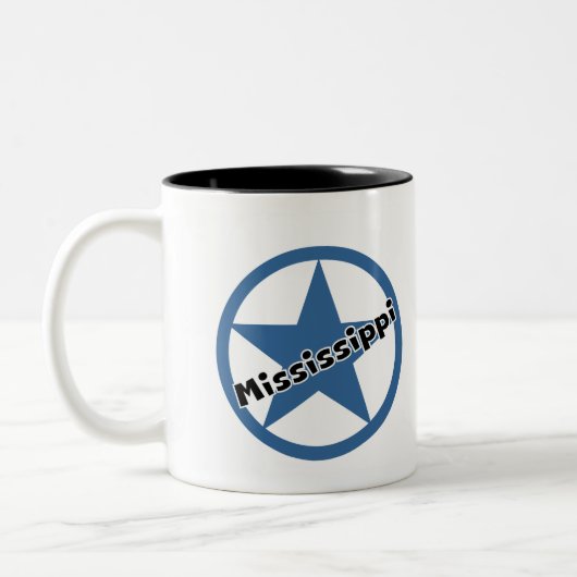 Tasse 2 Couleurs Cercle Mississippi (Gauche)